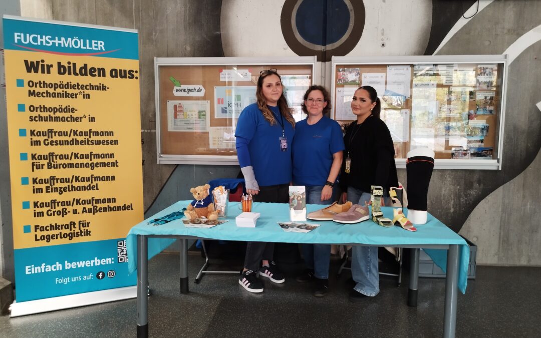 FUCHS+MÖLLER auf der Ausbildungsmesse bei der integrierten Gesamtschule Herzogenried in Mannheim (IGMH).