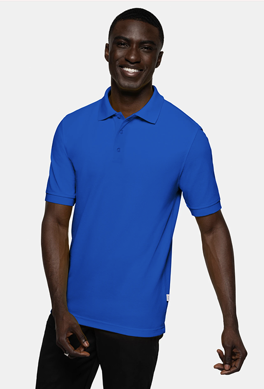HAKRO Herren Poloshirt blau